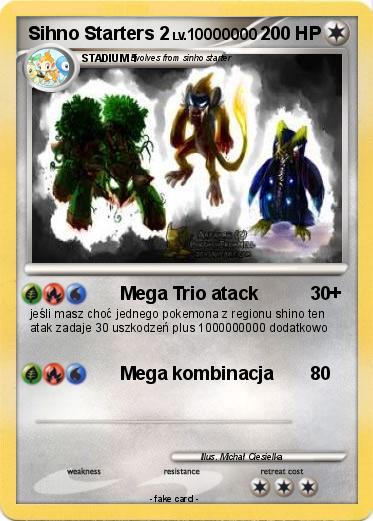 Pokemon Sihno Starters 2