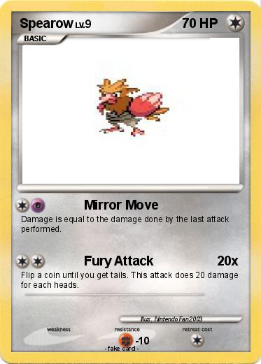 Pokemon Spearow