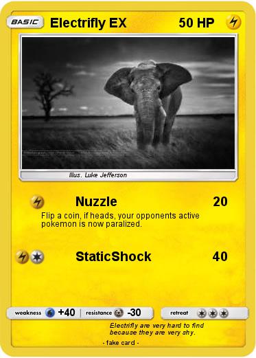 Pokemon Electrifly EX