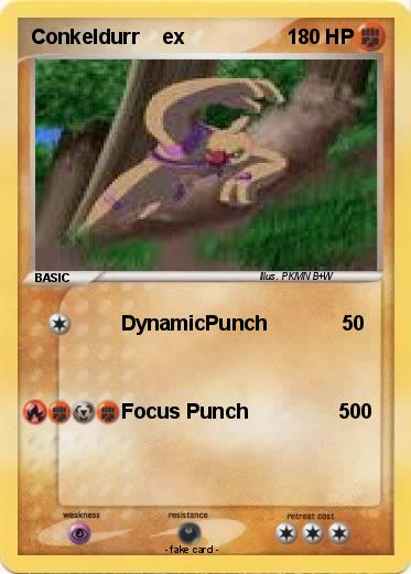 Pokemon Conkeldurr    ex