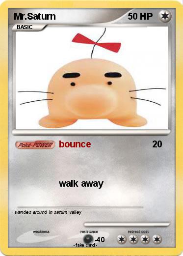 Pokemon Mr.Saturn