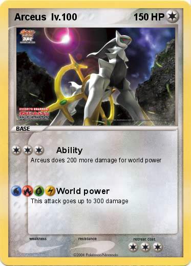 Pokemon Arceus  lv.100