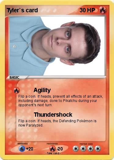 Pokemon Tyler`s card