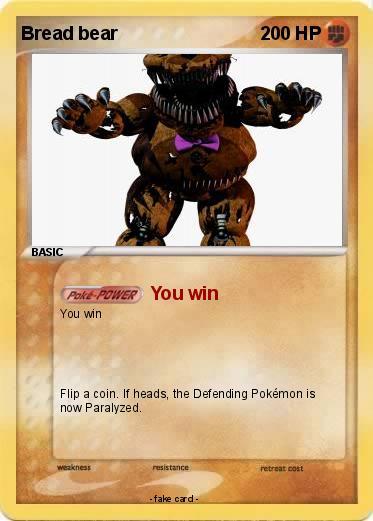 Pokemon Bread bear