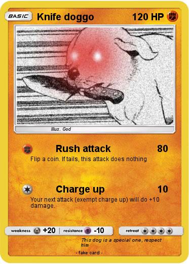 Pokemon Knife doggo