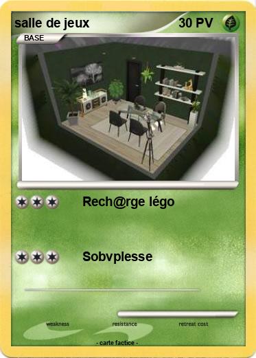 Pokemon salle de jeux