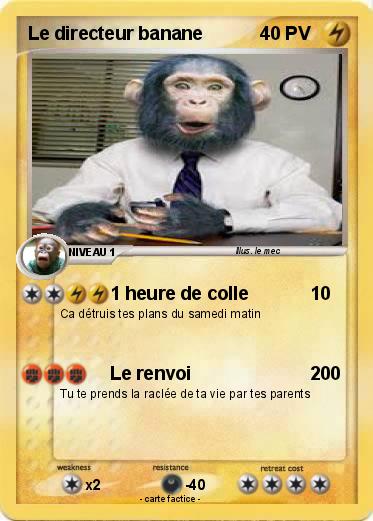 Pokemon Le directeur banane
