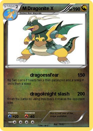 Pokemon M Dragonite X