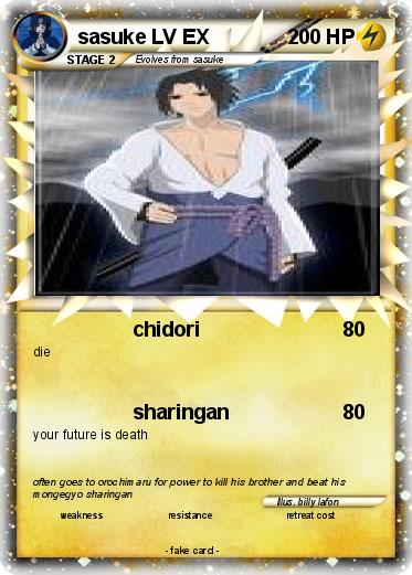 Pokemon sasuke LV EX