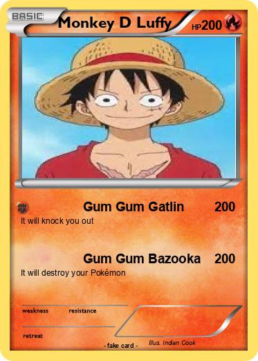 Pokemon Monkey D Luffy