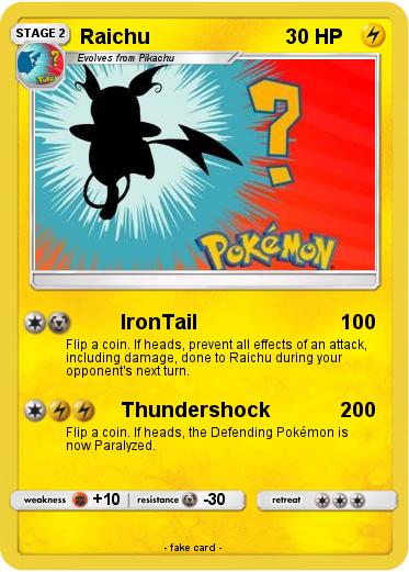 Pokemon Raichu