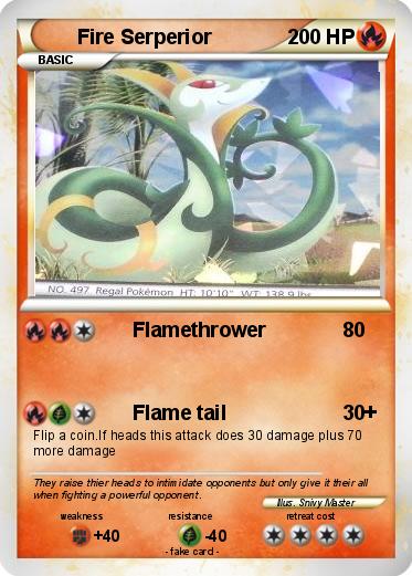 Pokemon Fire Serperior