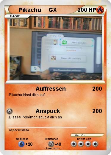 Pokemon Pikachu     GX