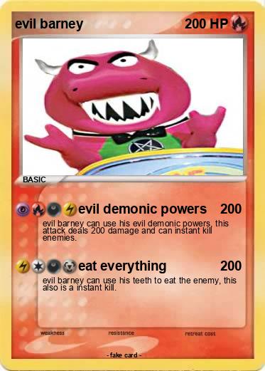 Pokemon evil barney