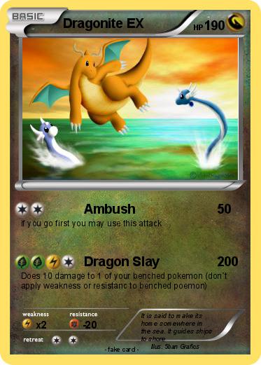 Pokemon Dragonite EX