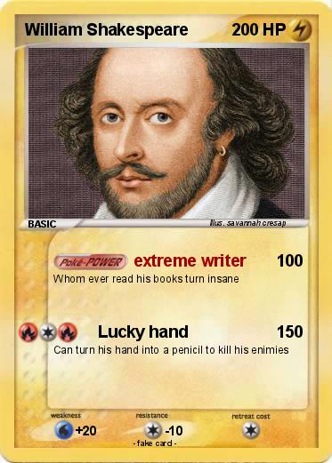 Pokemon William Shakespeare