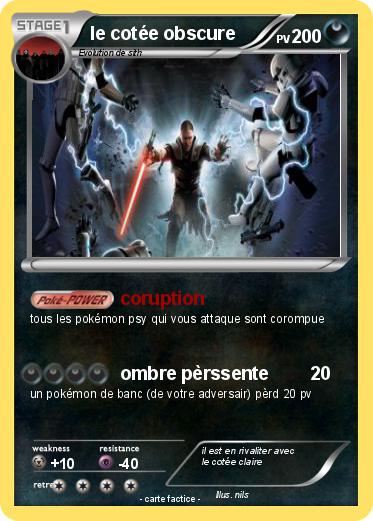 Pokemon le cotée obscure