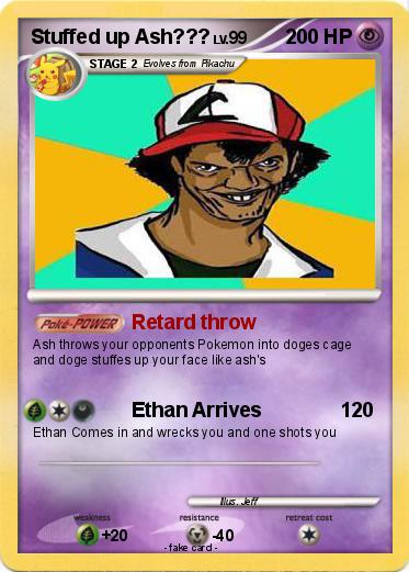 Pokemon Stuffed up Ash???
