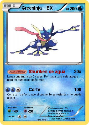 Pokemon Greeninja    EX