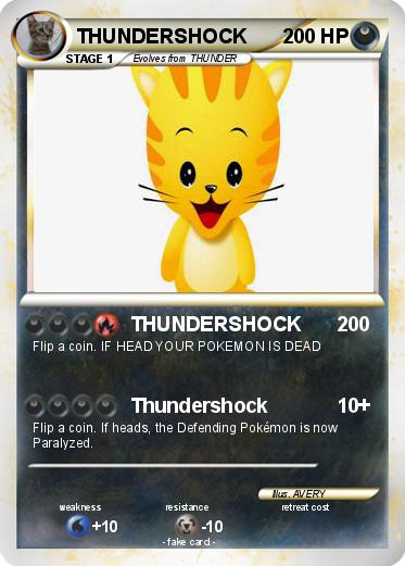 Pokemon THUNDERSHOCK