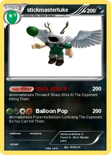 Pokemon stickmasterluke