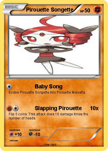 Pokemon Pirouette Songette