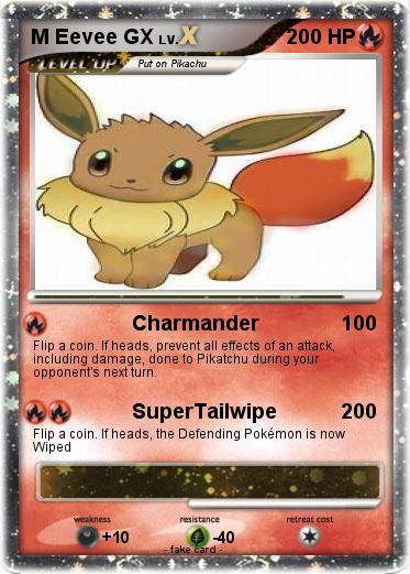 Pokémon M Eevee GX - Charmander - My Pokemon Card