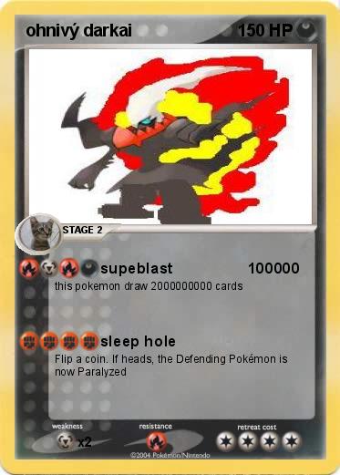 Pokemon ohnivý darkai            