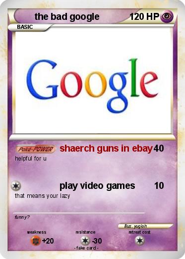 Pokemon the bad google