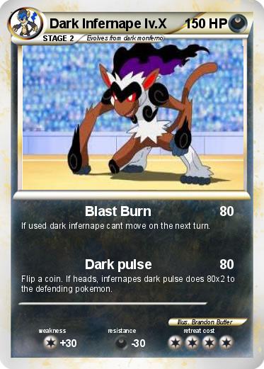 Pokemon Dark Infernape lv.X