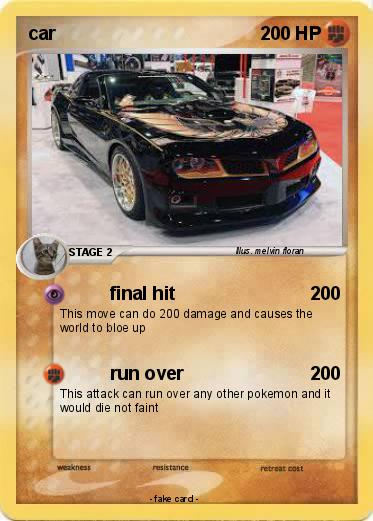 Pokemon car