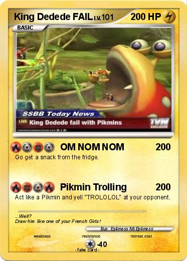 Pokemon King Dedede FAIL