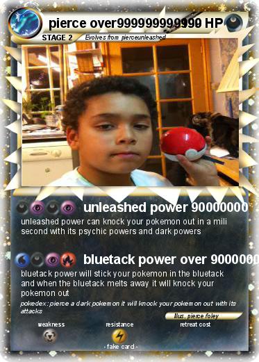 Pokemon pierce over999999999999