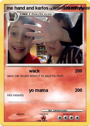 Pokemon me hand and karlos