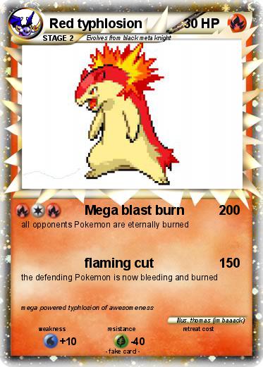 Pokemon Red typhlosion