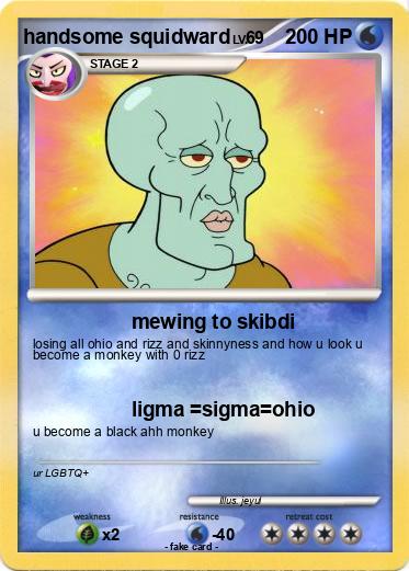Pokemon handsome squidward