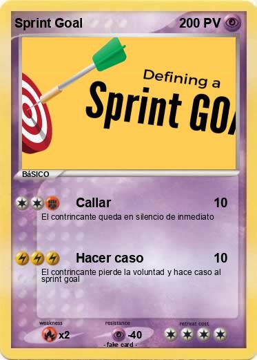 Pokemon Sprint Goal