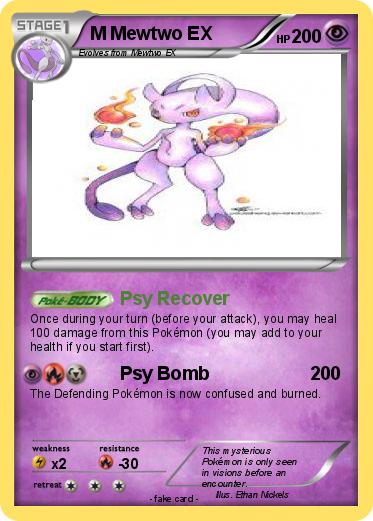 Pokemon M Mewtwo EX