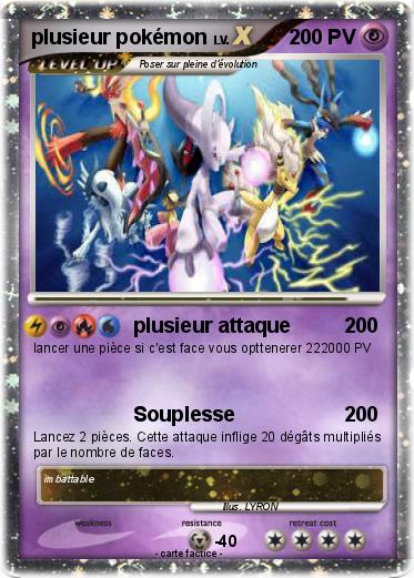 Pokemon plusieur pokémon