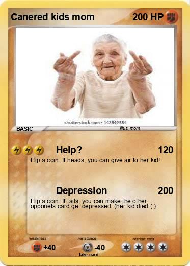 Pokemon Canered kids mom