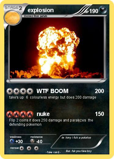 Pokemon explosion