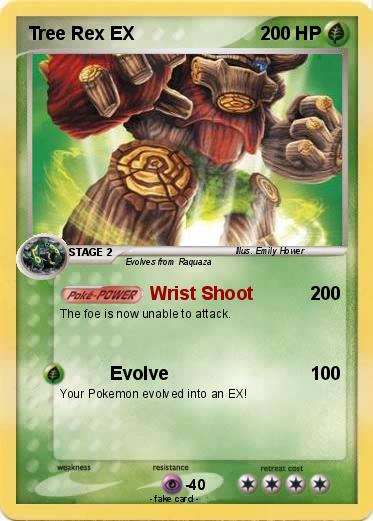 Pokemon Tree Rex EX