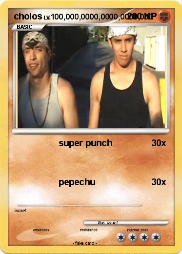 Pokemon cholos