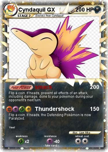 Pokemon Cyndaquil GX