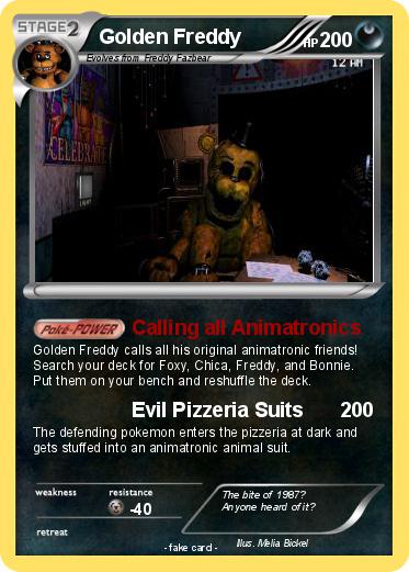 Pokemon Golden Freddy