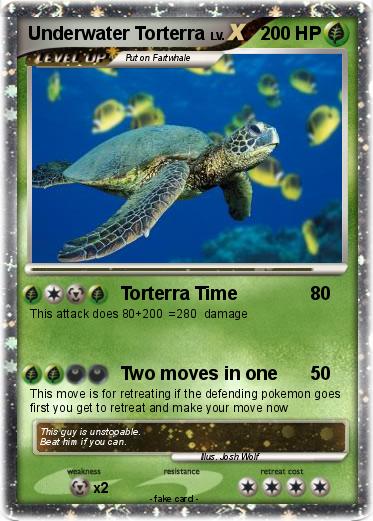 Pokemon Underwater Torterra