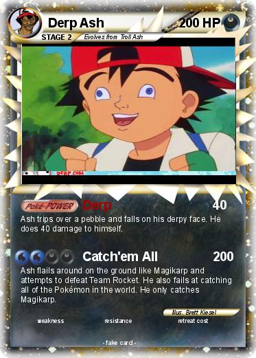 Pokemon Derp Ash