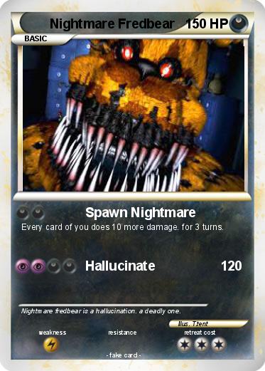 Pokemon Nightmare Fredbear