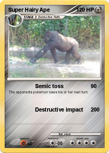 Pokemon Super Hairy Ape