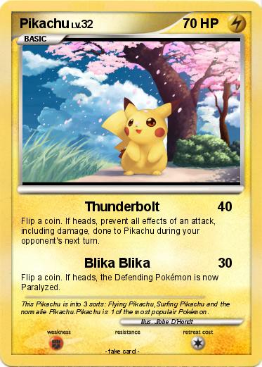 Pokemon Pikachu